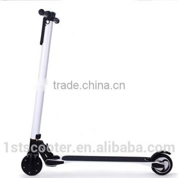 custom logo print your brand carbon fiber self balance stand scooter on road hoverboard scooter with handle bar