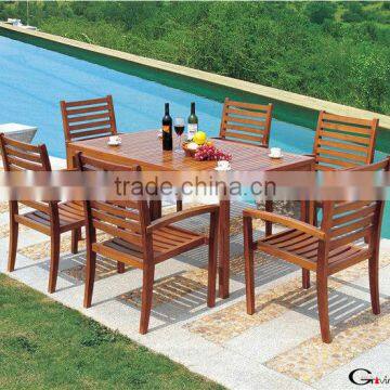 Wood outdoor dining table sets wholesale wood furniture outdoor wood furniture