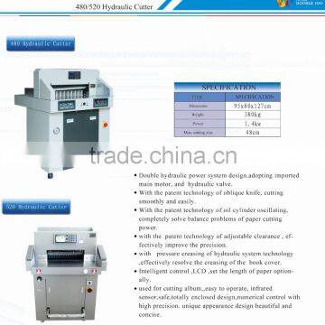 Hot Sale Double 100 480 Hydraulic Paper Cutter photo-3