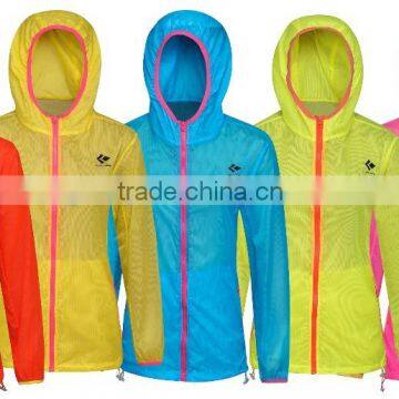 Guangzhou Wholesale Women's Clothing Transparent Waterproof Skin Hoodie 100% Polyester Dry Fit UV Shirt for Cycling Fishing