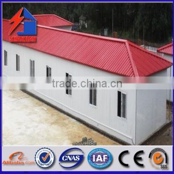 China qualified prefab house made by steel structure and sandwich panels for office warehouse factory dorm workshop