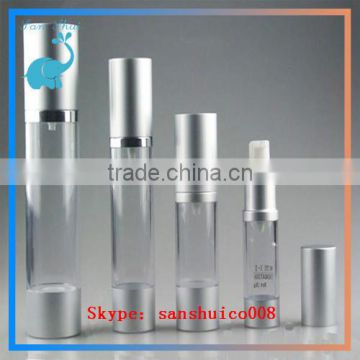 Airless bottle with airless pump for skin care and cosmetics