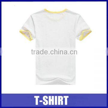 Round neck men plain t-shirt manufacturer