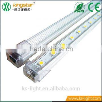 SMD2835 UV 12v advertising light Lens large degree New back light high luminance Aluminum waterproof led rigid strip