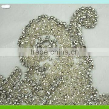 2015 Newest and Fashion Handmake Tulle Applique With Beads RC-315 photo-3