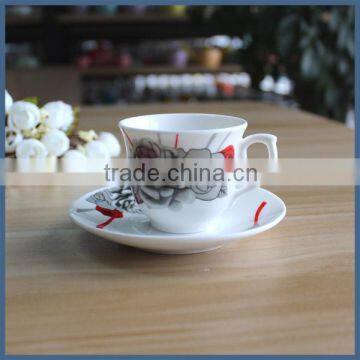 Bulk wholesale custom printed espresso cups ceramic