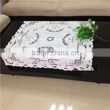 Embroidery tablecloth, Handmade popular wedding table cloth ,Cutwork lace table cloth