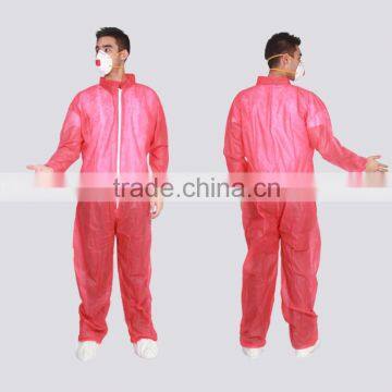 Food manufacturing disposable anti-dust hooded Coveralls