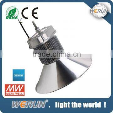 2014 year Durable IP65 Meanwell CE RoHS ERP approved 200w led bridgelux high bay light