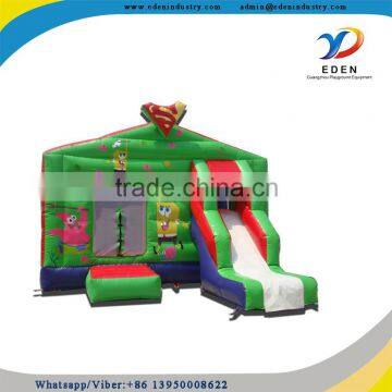 fold seat rail amusement park inflatable slide