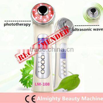 5 in 1 ultrasonic facial massager beauty intelligent product for skin tightening