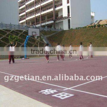 Outdoor best bounce capacity basketball court flooring