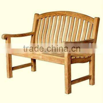 Crown Bench code OB 001B made of teak wood