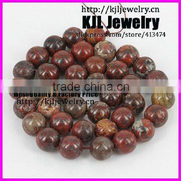 KJL-A0177 high quality Natural mahagony stone round beads ,10mm charm agate jewelry beads for bracelet and necklace making