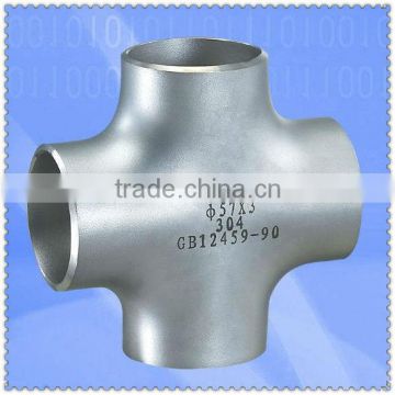 pipe fitting stainless steel cross