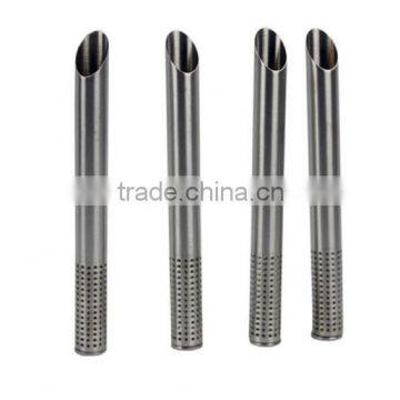 Stainless Steel Filter Tea Sticks Teaspoon Colander Tea Strainers Oblique Tea Stick Tube Tea Infuser Steeper