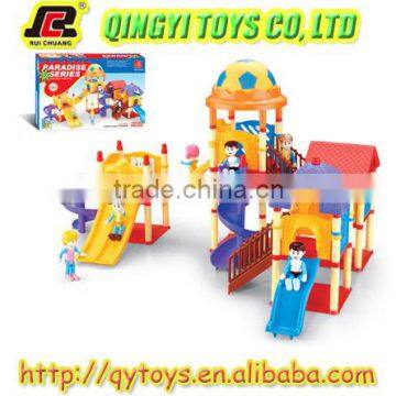block paradise series toy DIY game for inteligent