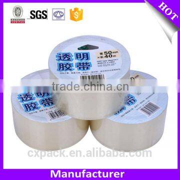 Free sample acrylic clear adhesive bopp tape for box packaging