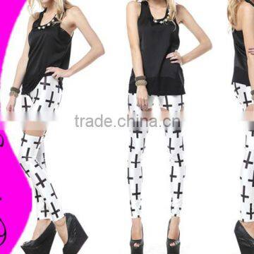 Galaxy leggings St Peter white cross Suspenders