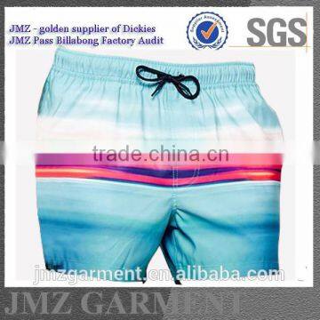 wholesale OEM swim pants for men polyester swimwear with creating your own print design new 2016 low moq on sale