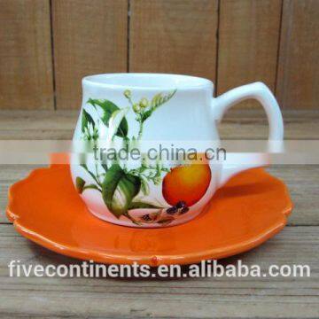 ceramic cup and saucer