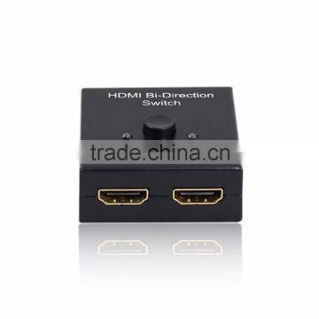 Wholesale hdmi 2 ports bi-direction manual switch hdmi kvm switch for hot video player