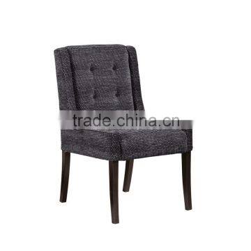 Comfortable upholstered wooden modern cafe chair YA70119