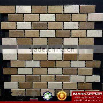 IMARK Mixed Color Premium Mosaic Tile/Porcelain Mosaic Tile/Wall Tile/Bathroom Tile/Kitchen Wall Tile For Ceramic Mosaic tile
