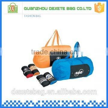 Top sale customized colorful single strap travel duffle bag 70D nylon waterproof sports bag