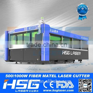 2015 New Design IPG 500W Fiber Laser Cutting Machine fo Metal Guard