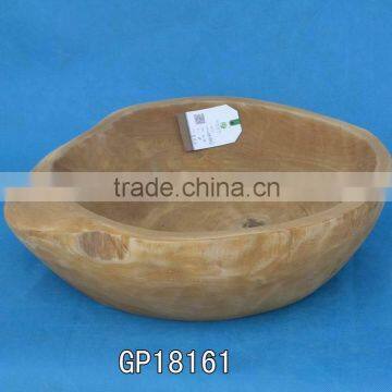 reusable large wood salad bowl, antique wooden fruit bowl, wood salad bowl set