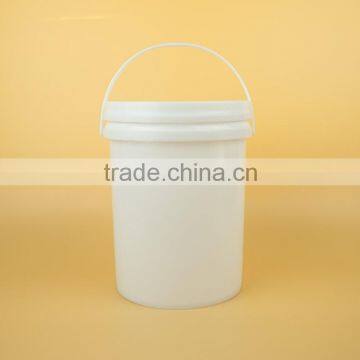 Cylindrical Plastic Barrels, 6kg Plastic Wood Coating Container, Buckets With Secure Seal Lid photo-2