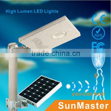 2015 new model PIR Sensor All in One Solar LED Street Light (SMLN-5W)