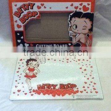 Cute Betty kitchen all glass cutting board brand