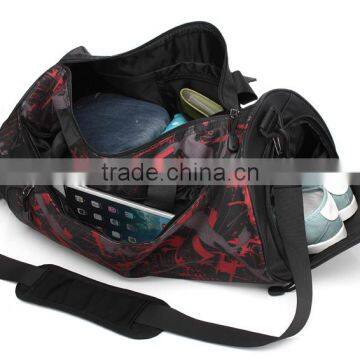 2016 OEM Leisure Men Large Capacity Luggage Travel Sports Shoulder Reisetasche Fitness Duffle Bag photo-3