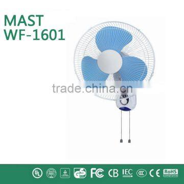 fashion wall fan with good quality /spring powered wall fan/square 2 motor wall fan