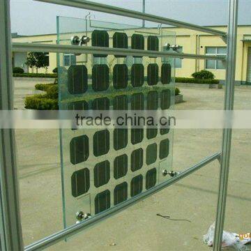 top quality transparent thin film solar panel for customized BIPV FR-S122