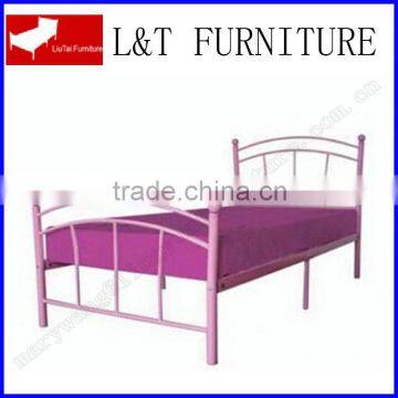 bed design furniture pink single metal bed frame