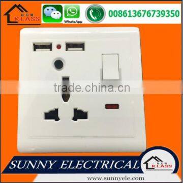 Wall USB Socket/Double USB Soket 2.1A/2.2A/multi Socket With Usb Socket With Switch photo-5