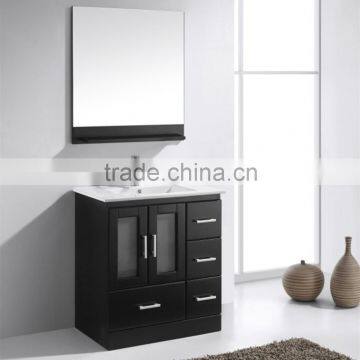 Contemporary Porcelain Vanity Unit Bathroom Cabinet