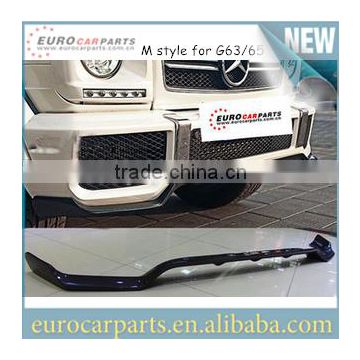 high quality Carbon fiber G63/G65 M design front lip spolier for G-class W463 G63/G65 bumper