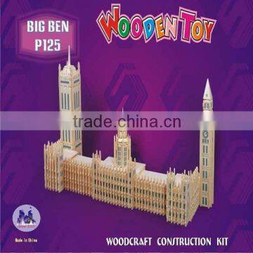 Fun And Educational 142 Piece Big Ben 3D Puzzle