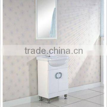 Hot sell hanging pvc/mdf/oak/solid wood bathroom cabinet TB-8003 High Quality bathroom vanity, ceramic Wash Basin,