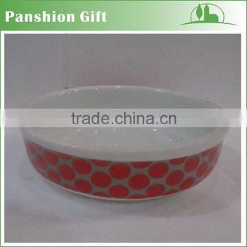 Customized Ceramic Dog Food Bowl With Decal photo-2