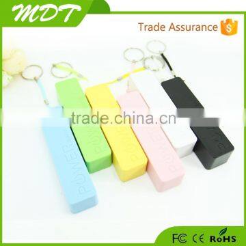 External battery for iphone Square Shape Portable power bank 2200mAh Battery charger factory hot sale