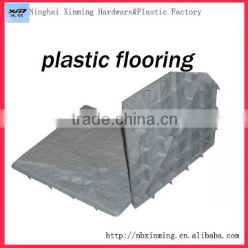 Cheap plastic flooring for planting garden grass