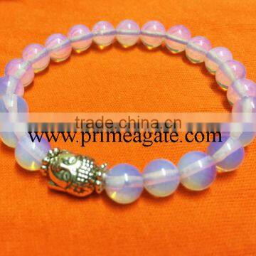 Opalite Buddha Bracelet for sale | Healing Crystals INDIA