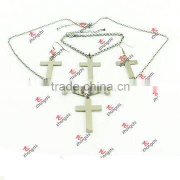 Fashion Zinc Alloy Cross Earrings for Gifts (CEG51031) photo-4
