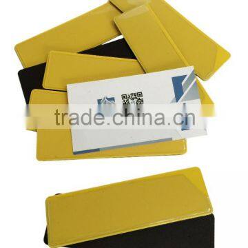 Magnetic PVC Label Holder Flexible magnet with pvc Office label holder