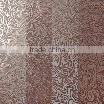 Red shinning glazed metallic porcelain ceramic industrial tiles for night club bar counter design foshan building materials